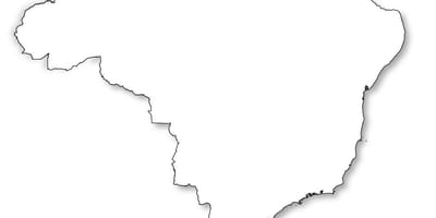 Mapa Brazylii obwód