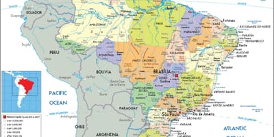 Brazylia na mapie