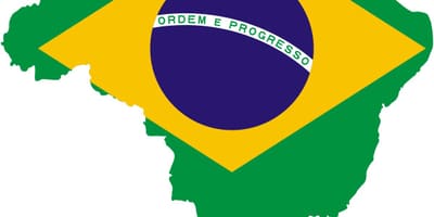Karty flaga Brazylii