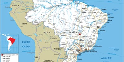 Mapy dróg Brazylia